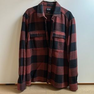 ONLY & SONS flannel overshirt.